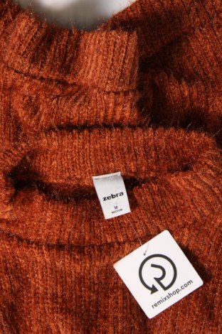 Дамски пуловер Zebra, Размер M, Цвят Оранжев, Цена 15,66 лв.
