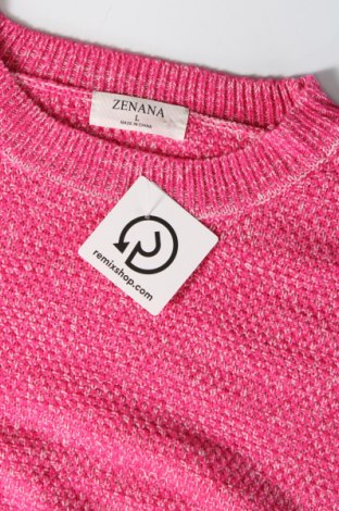 Damenpullover Zenana, Größe L, Farbe Rosa, Preis € 7,49