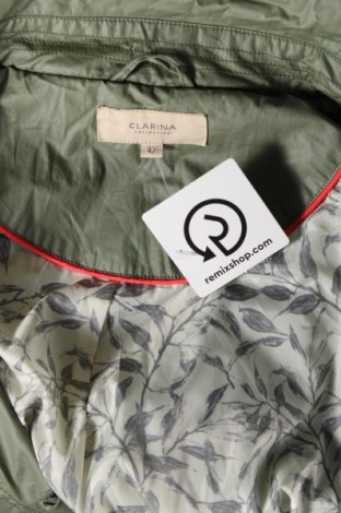 Damen Trench Coat Clarina Collection, Größe L, Farbe Grün, Preis € 52,19