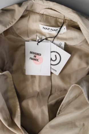 Γυναικεία καμπαρντίνα Naf Naf, Μέγεθος S, Χρώμα  Μπέζ, Τιμή 37,11 €