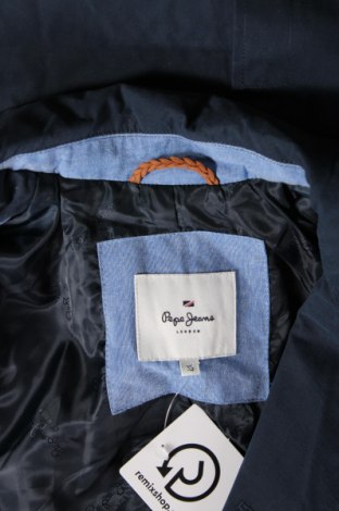 Damen Trench Coat Pepe Jeans, Größe XS, Farbe Blau, Preis € 105,22