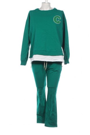Damen Trainingsanzug, Größe M, Farbe Grün, Preis 21,22 €