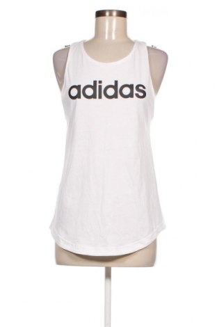 Γυναίκειο αθλητικό τοπ Adidas, Μέγεθος S, Χρώμα Λευκό, Τιμή 17,86 €