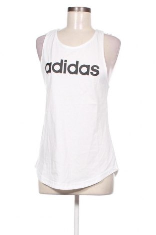 Γυναίκειο αθλητικό τοπ Adidas, Μέγεθος S, Χρώμα Λευκό, Τιμή 17,86 €