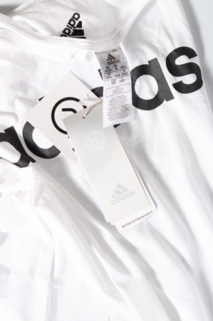 Damen Sporttop Adidas, Größe M, Farbe Weiß, Preis 8,33 €