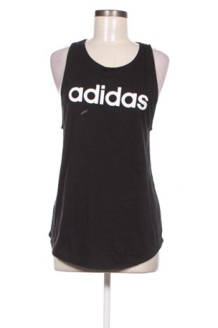 Γυναίκειο αθλητικό τοπ Adidas, Μέγεθος M, Χρώμα Μαύρο, Τιμή 15,88 €