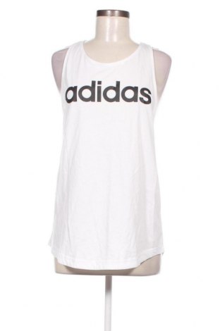 Γυναίκειο αθλητικό τοπ Adidas, Μέγεθος L, Χρώμα Λευκό, Τιμή 8,33 €