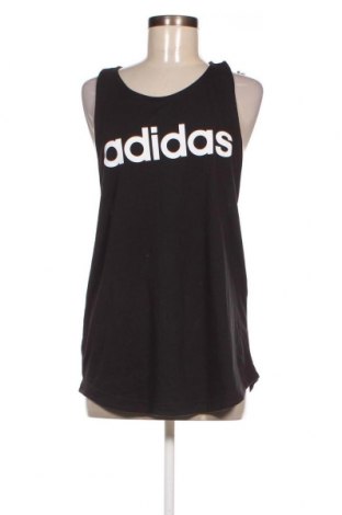 Γυναίκειο αθλητικό τοπ Adidas, Μέγεθος L, Χρώμα Μαύρο, Τιμή 17,86 €