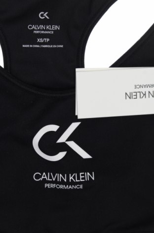 Dámsky športový top  Calvin Klein, Veľkosť XS, Farba Čierna, Cena  39,69 €