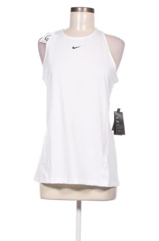 Damen Sporttop Nike, Größe L, Farbe Weiß, Preis 17,86 €