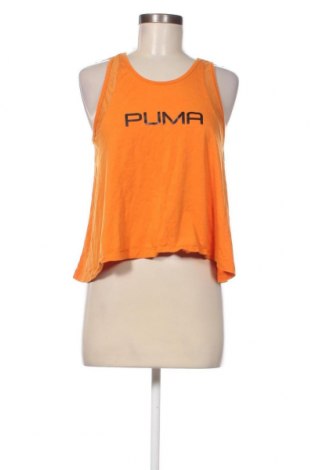 Дамски спортен топ PUMA, Размер M, Цвят Оранжев, Цена 20,40 лв.