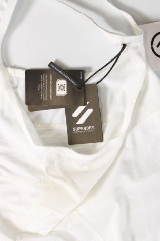 Damen Sporttop Superdry, Größe M, Farbe Weiß, Preis 27,84 €