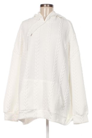 Γυναικείο φούτερ, Μέγεθος 4XL, Χρώμα Λευκό, Τιμή 14,83 €