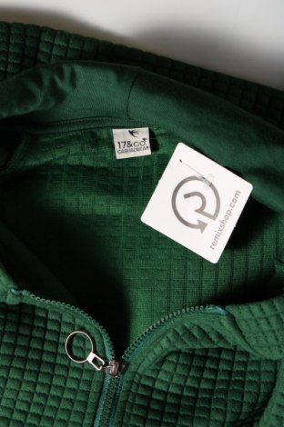 Damen Sweatshirt 17 & Co., Größe S, Farbe Grün, Preis 20,18 €