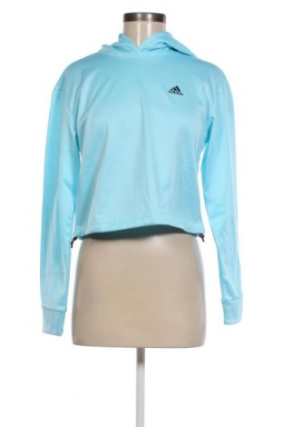 Γυναικείο φούτερ Adidas, Μέγεθος XS, Χρώμα Μπλέ, Τιμή 33,40 €