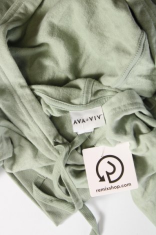 Γυναικείο φούτερ Ava & Viv, Μέγεθος XL, Χρώμα Πράσινο, Τιμή 17,94 €