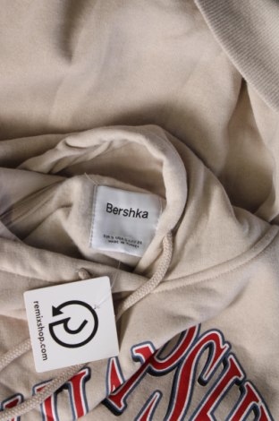 Γυναικείο φούτερ Bershka, Μέγεθος S, Χρώμα  Μπέζ, Τιμή 13,51 €