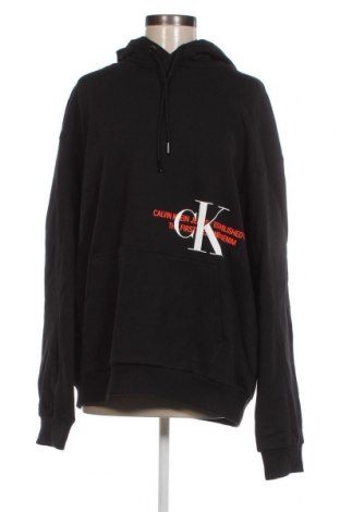 Γυναικείο φούτερ Calvin Klein Jeans, Μέγεθος XL, Χρώμα Μαύρο, Τιμή 88,66 €