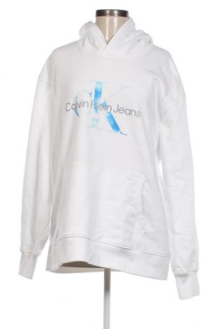 Γυναικείο φούτερ Calvin Klein Jeans, Μέγεθος XL, Χρώμα Λευκό, Τιμή 53,20 €