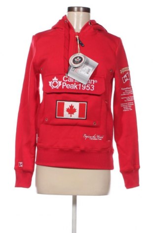 Γυναικείο φούτερ Canadian Peak, Μέγεθος S, Χρώμα Κόκκινο, Τιμή 26,72 €