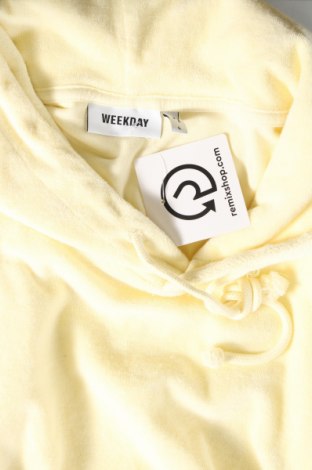 Damen Sweatshirt Weekday, Größe L, Farbe Gelb, Preis € 6,60
