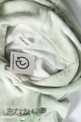 Γυναικείο φούτερ Your Turn, Μέγεθος L, Χρώμα Πράσινο, Τιμή 14,38 €