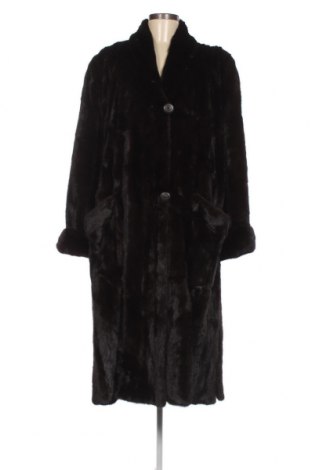 Дамско кожено палто, Размер L, Цвят Кафяв, Цена 123,75 лв.