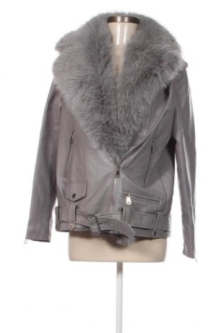 Dámska kožená bunda , Veľkosť S, Farba Sivá, Cena  24,25 €
