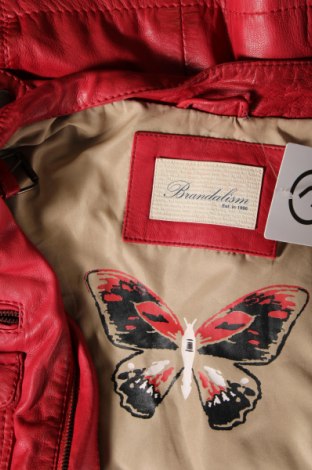 Dámská kožená bunda , Velikost L, Barva Červená, Cena  1 416,00 Kč