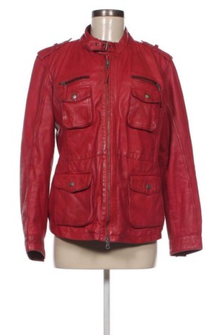 Dámska kožená bunda , Veľkosť L, Farba Červená, Cena  50,36 €