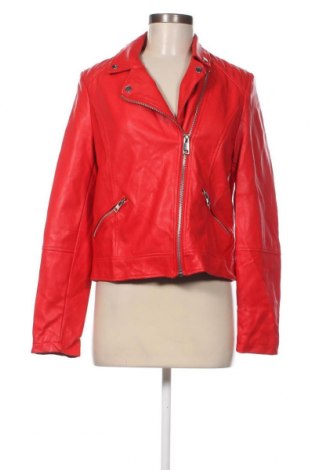 Dámská kožená bunda , Velikost M, Barva Červená, Cena  353,00 Kč
