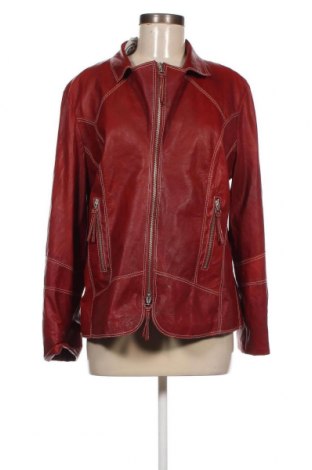 Damen Lederjacke, Größe L, Farbe Rot, Preis 36,30 €