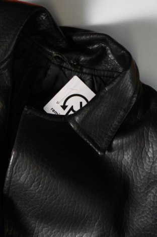 Γυναικείο δερμάτινο μπουφάν, Μέγεθος L, Χρώμα Μαύρο, Τιμή 14,88 €