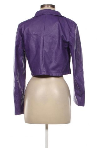 Damen Lederjacke, Größe M, Farbe Lila, Preis 34,10 €