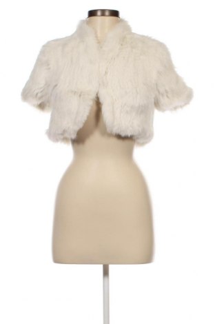 Дамско кожено палто BCBG Max Azria, Размер XXS, Цвят Бял, Цена 145,05 лв.