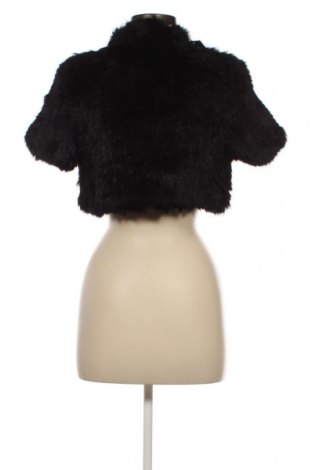 Дамско кожено палто BCBG Max Azria, Размер XXS, Цвят Черен, Цена 522,18 лв.