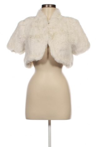 Дамско кожено палто BCBG Max Azria, Размер XS, Цвят Бял, Цена 493,17 лв.