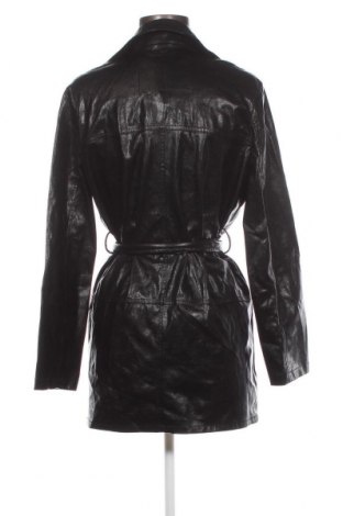 Γυναικείο δερμάτινο μπουφάν Bershka, Μέγεθος S, Χρώμα Μαύρο, Τιμή 25,16 €