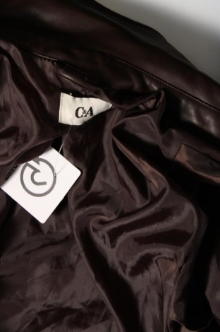 Dámská kožená bunda  C&A, Velikost M, Barva Hnědá, Cena  781,00 Kč