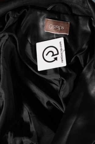 Γυναικείο δερμάτινο μπουφάν Cartoon, Μέγεθος L, Χρώμα Μαύρο, Τιμή 30,31 €