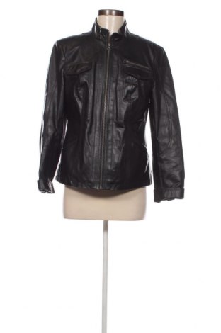 Γυναικείο δερμάτινο μπουφάν Casualwear, Μέγεθος L, Χρώμα Μαύρο, Τιμή 20,46 €
