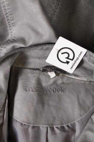 Dámska kožená bunda  Charles Vogele, Veľkosť L, Farba Sivá, Cena  11,34 €