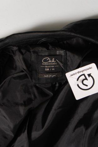 Dámska kožená bunda  Clockhouse, Veľkosť XL, Farba Čierna, Cena  23,61 €