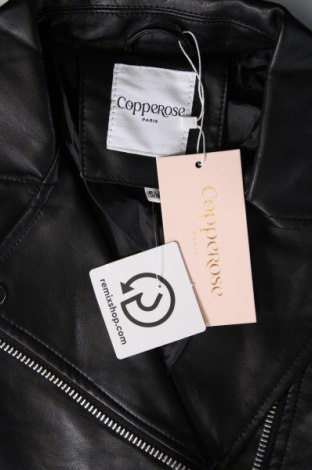 Γυναικείο δερμάτινο μπουφάν Copperose, Μέγεθος S, Χρώμα Μαύρο, Τιμή 53,09 €