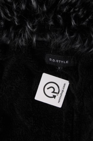 Дамско кожено яке D.D. Style, Размер M, Цвят Черен, Цена 32,00 лв.