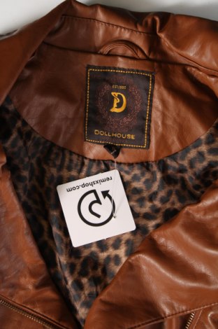 Dámska kožená bunda  Dollhouse, Veľkosť S, Farba Hnedá, Cena  23,06 €