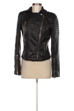 Γυναικείο δερμάτινο μπουφάν Fashion Avenue, Μέγεθος M, Χρώμα Μαύρο, Τιμή 30,31 €