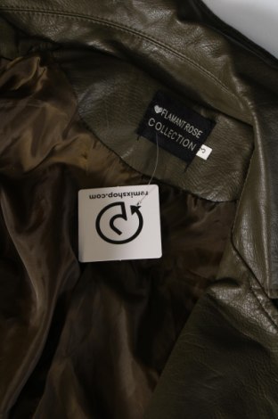 Dámska kožená bunda  Flamant Rose, Veľkosť M, Farba Zelená, Cena  21,69 €
