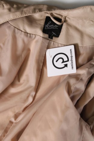 Dámska kožená bunda  Forever, Veľkosť L, Farba Béžová, Cena  27,78 €