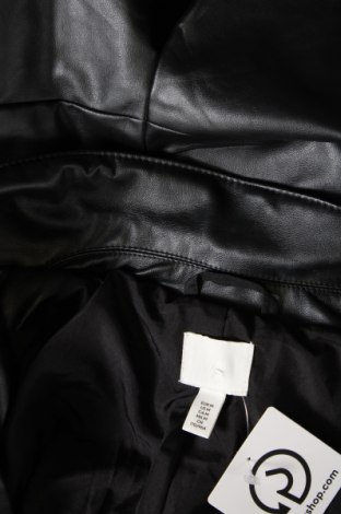 Dámska kožená bunda  H&M, Veľkosť M, Farba Čierna, Cena  13,84 €